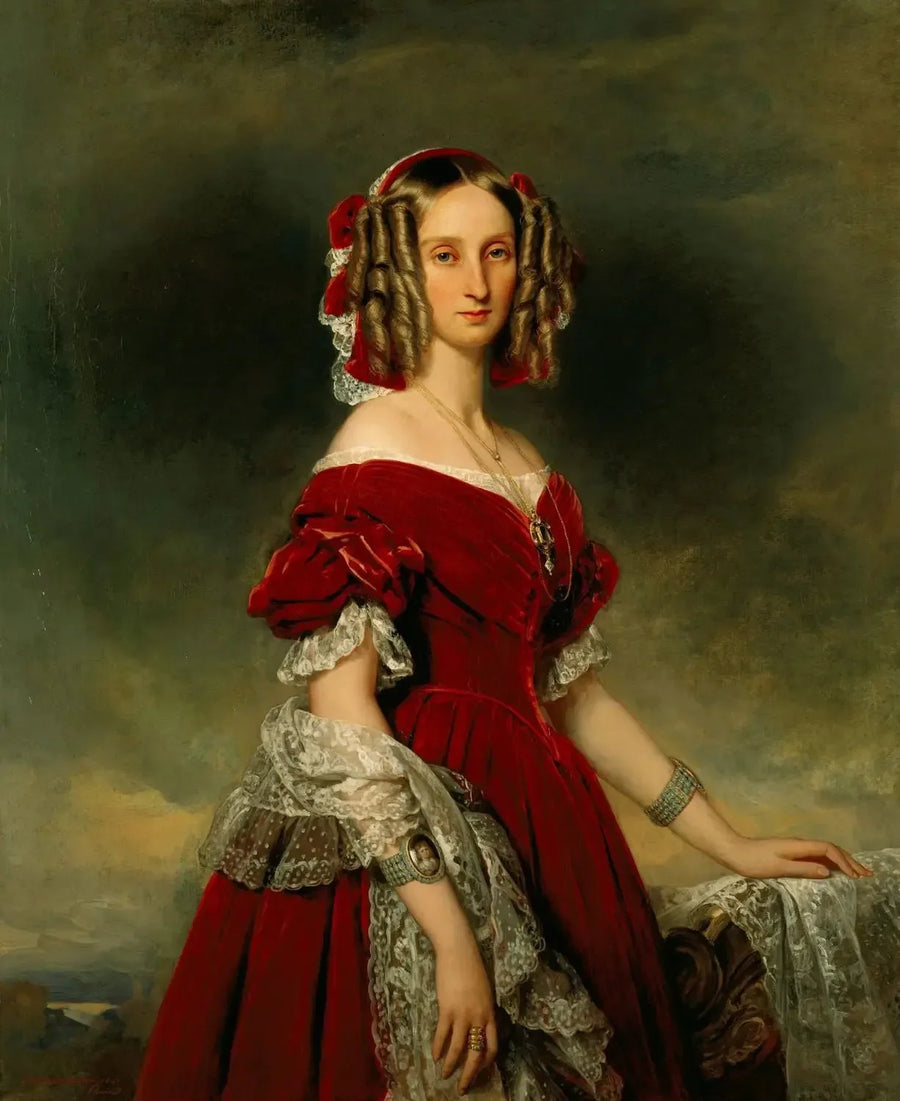 Louise, koningin der Belgen (1812-1850) - Franz Xaver Winterhalter

Source:
Louise, reine des Belges (1812-1850) - Franz Xaver Winterhalter