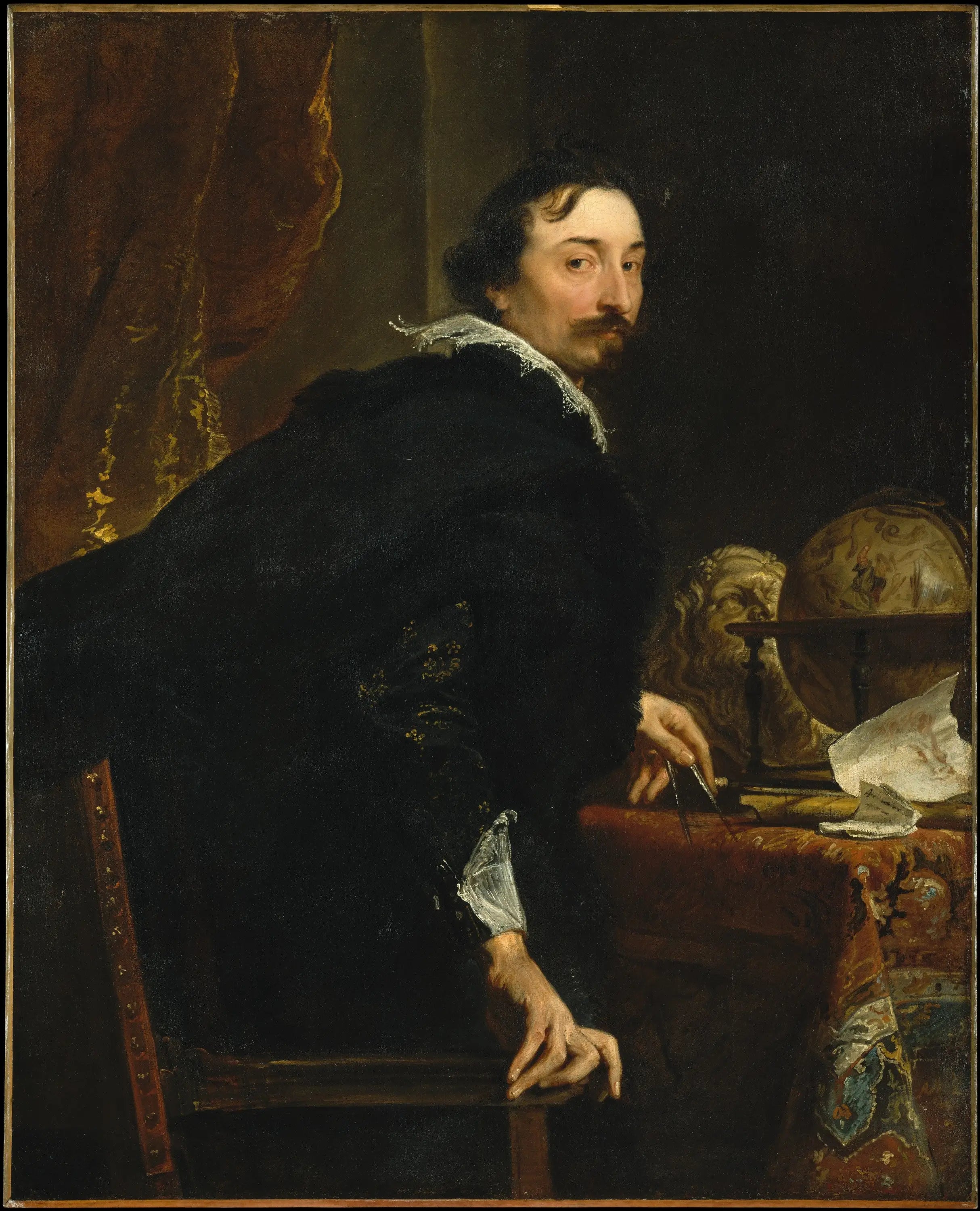 Lucas van Uffel (mort en 1637) - Antoine van Dyck image 1 copie de tableau peinte à la main