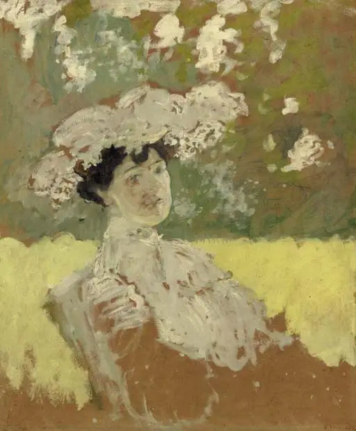 Lucie Hessel en pet - Édouard Vuillard