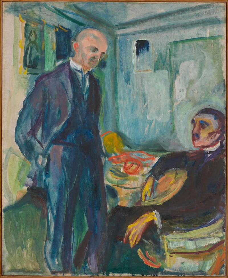 Lucien Dedichen en Jappe Nilssen - Edvard Munch