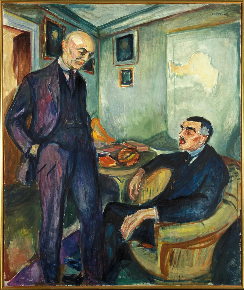 Lucien Dedichen en Jappe Nilssen - Edvard Munch