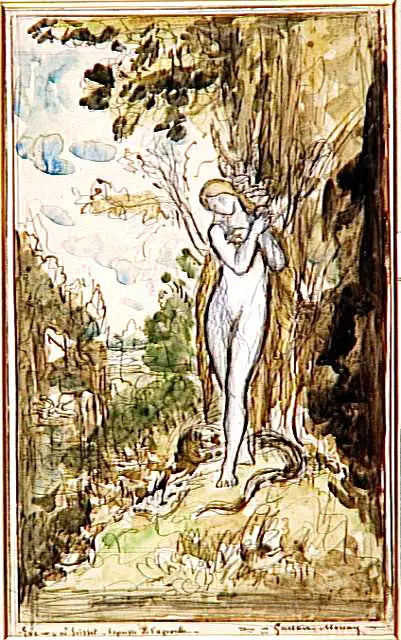 Lucrezia en Tarquinus - Gustave Moreau
