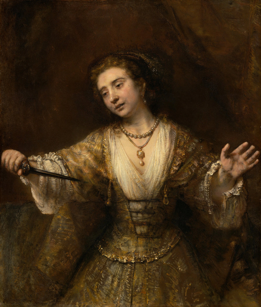 De Zelfmoord van Lucretia - Rembrandt
