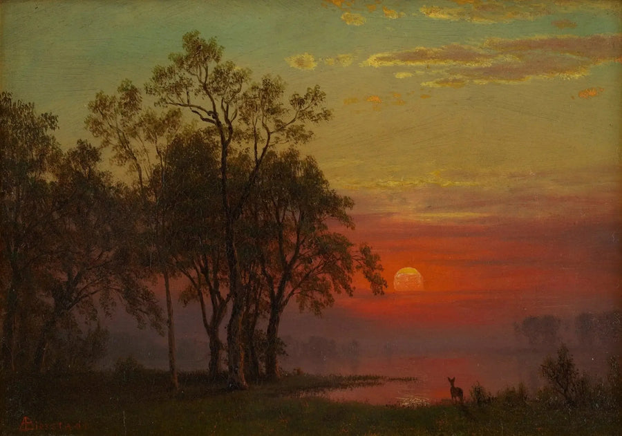 Avondglans - Albert Bierstadt

Source:
Lueur du soir - Albert Bierstadt