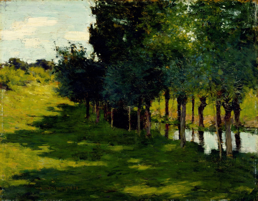 Zonlicht en schaduw - Willard Metcalf