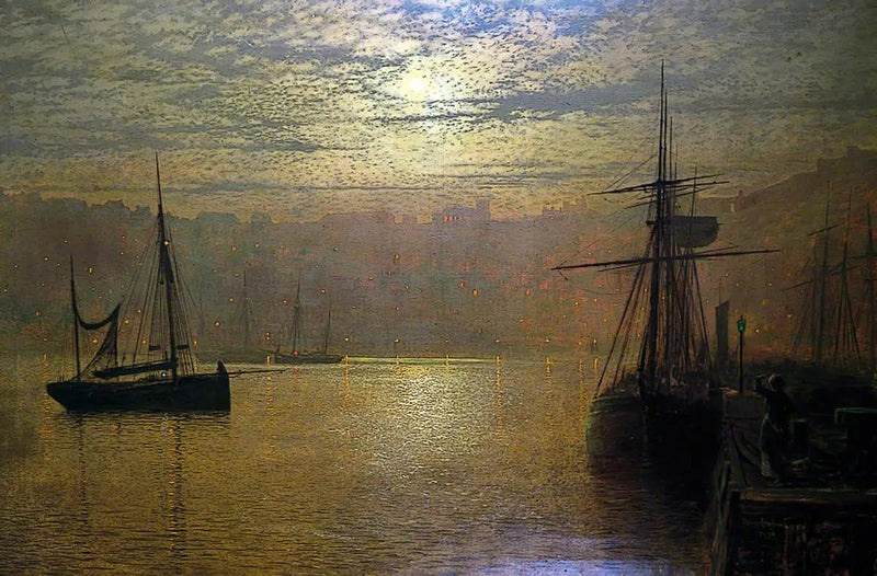Lichten in de haven van Scarborough - John Atkinson Grimshaw

Source:
Lumières dans le port de Scarborough - John Atkinson Grimshaw