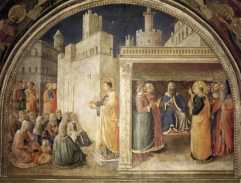 Muurraam van het noordelijke muurtje - Fra Angelico

Source:
Lunette du mur nord - Fra Angelico