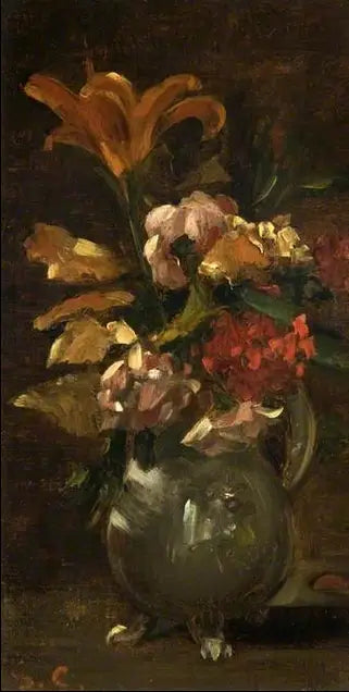 Lys en Goudsbloem - Gustave Courbet