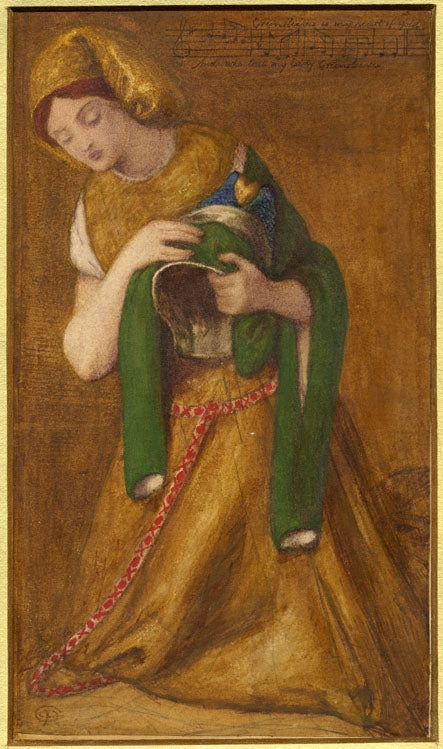 Mijn Dame Greensleeves - Dante Gabriel Rossetti