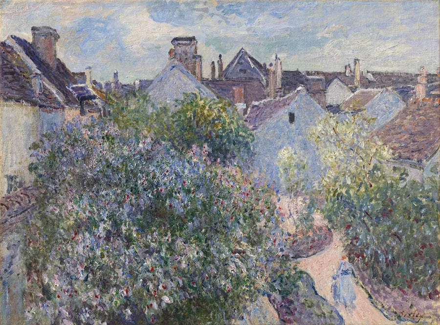 Mijn huis in Moret - Alfred Sisley