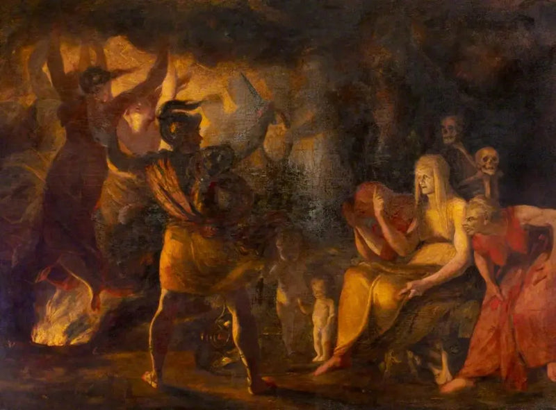 Macbeth en de heksen (uitvoer van 