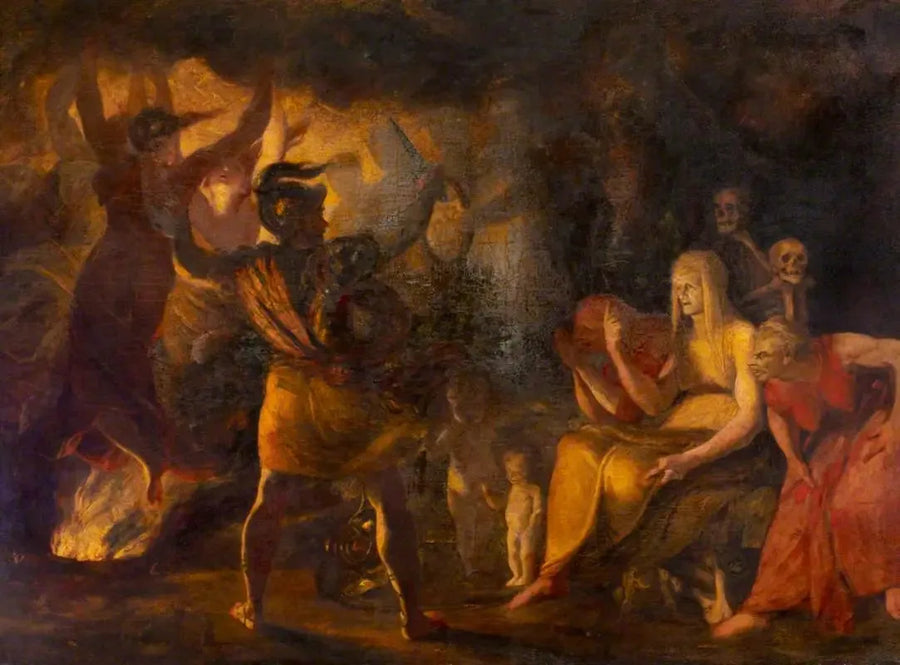 Macbeth en de heksen (uitvoer van "Macbeth" door William Shakespeare) (onvoltooid) - Joshua Reynolds

Source:
Macbeth et les sorcières (extrait de « Macbeth » de William Shakespeare) (inachevé) - Joshua Reynolds