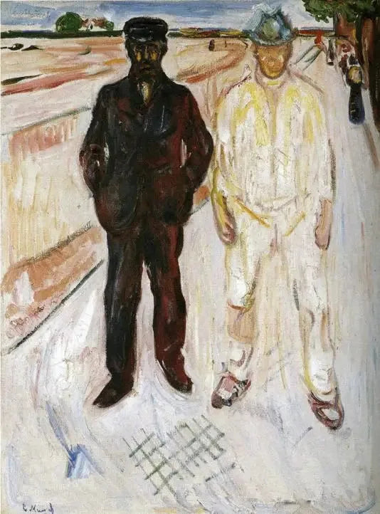 Metselaar en Mechanicus - Edvard Munch