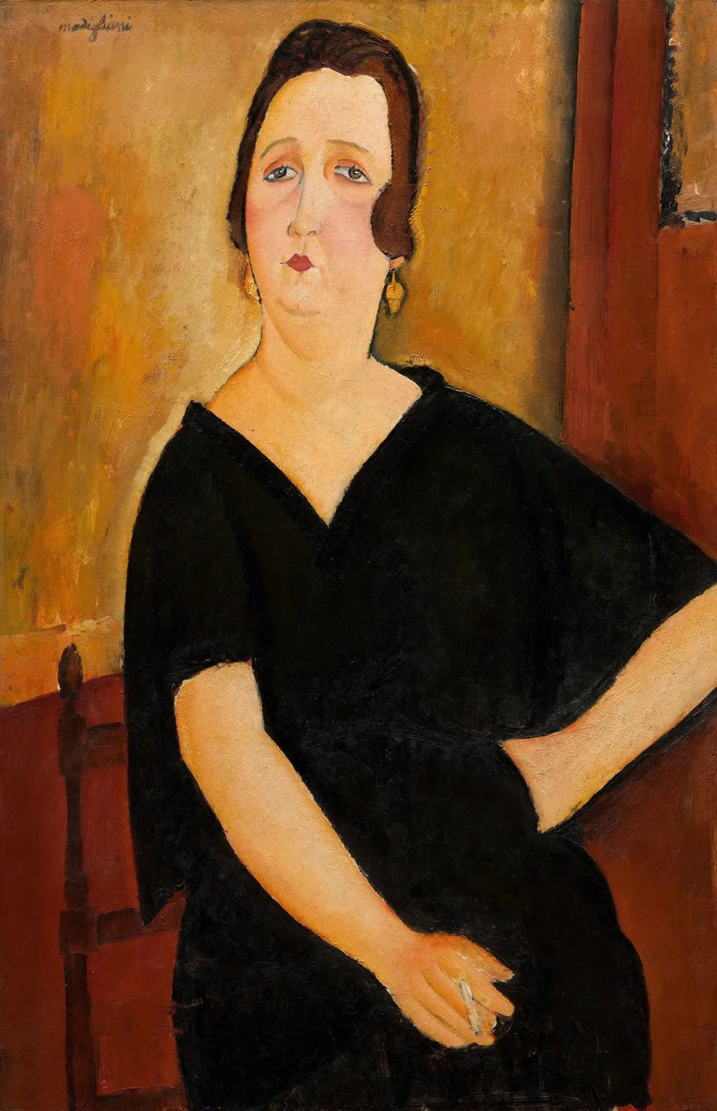 Mevrouw Amédée (Vrouw met de sigaret) - Amedeo Modigliani