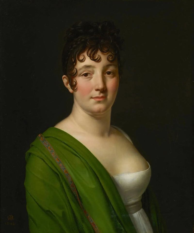 Madame Bocquet met groene sjaal - Anne-Louis Girodet

Source:
Madame Bocquet au châle vert - Anne-Louis Girodet