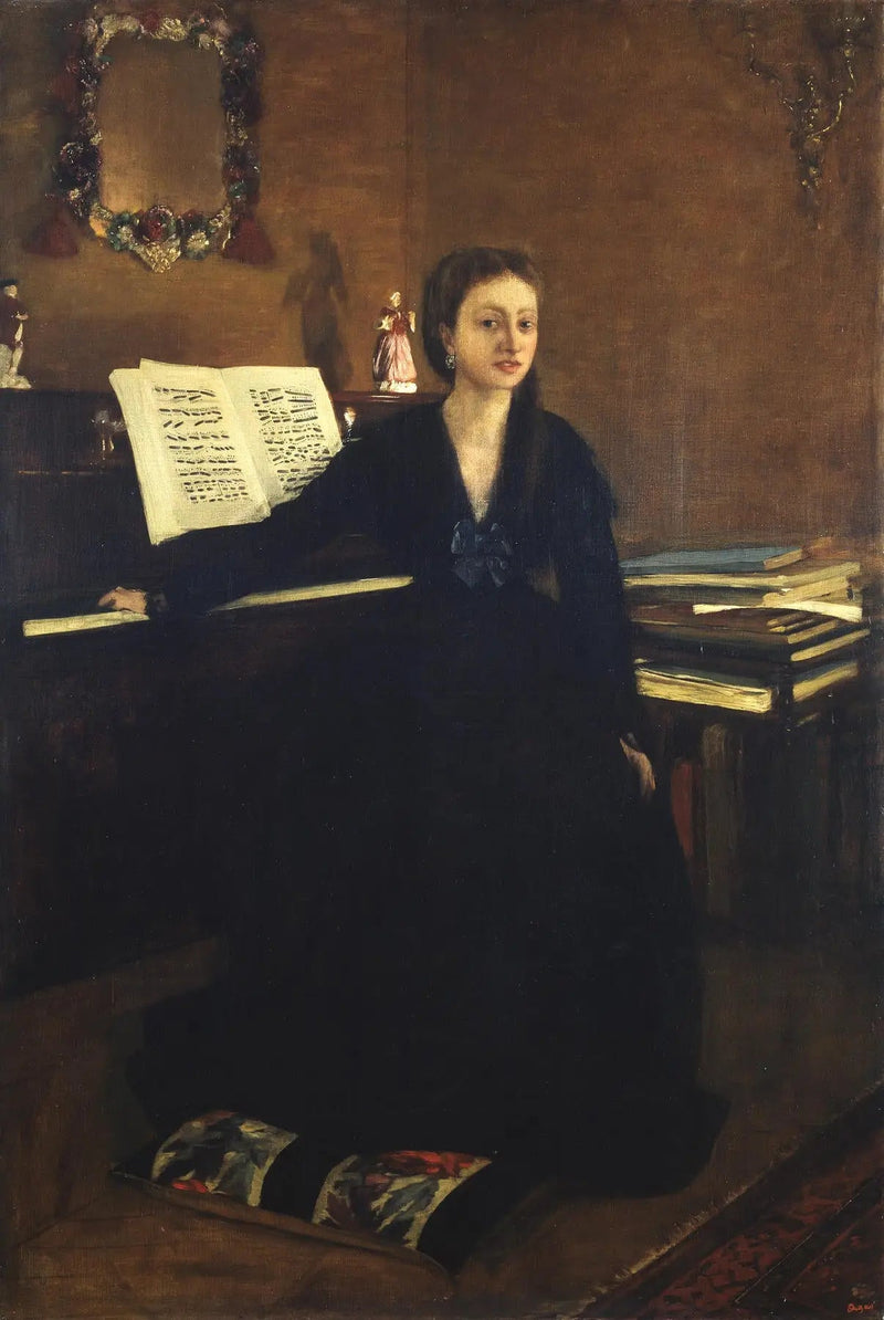 Mevrouw Camus aan de piano - Edgar Degas