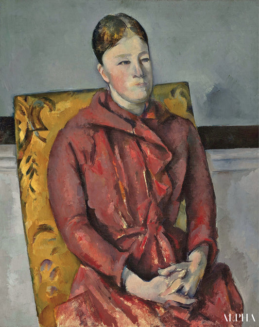 Madame Cézanne au fauteuil jaune - Paul Cézanne - Reproductions de tableaux et peintures haut de gamme