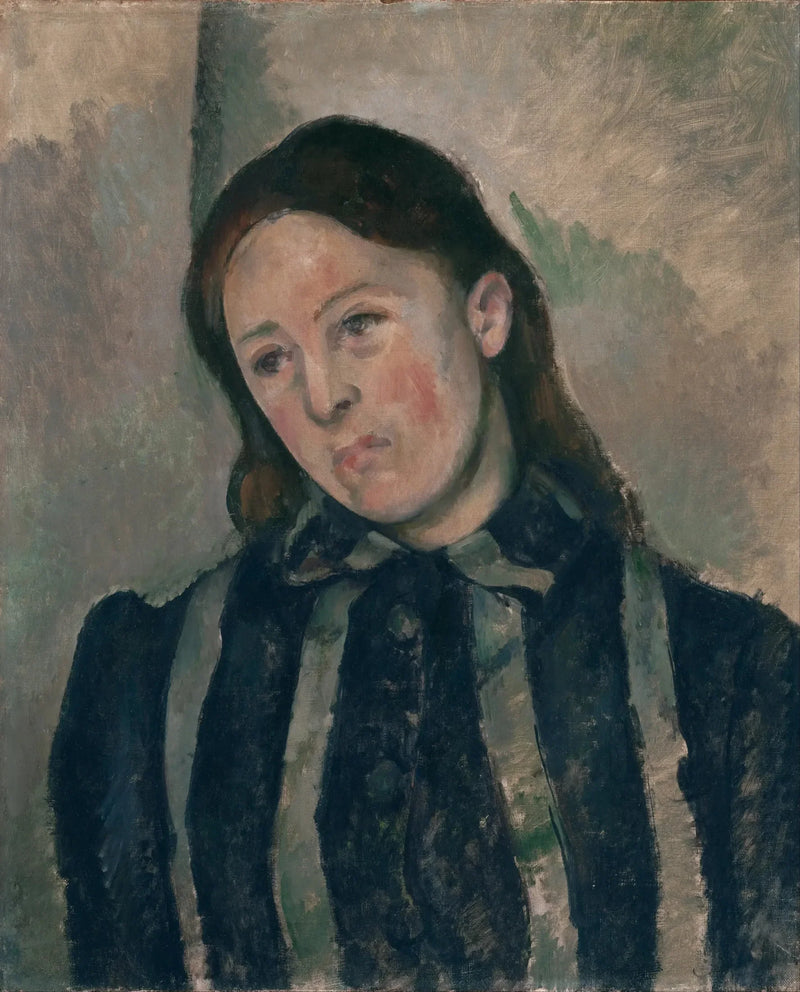 Mevrouw Cézanne met los haar - Paul Cézanne