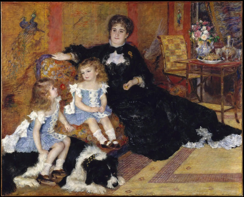 Mevrouw Charpentier en haar kinderen - Pierre-Auguste Renoir