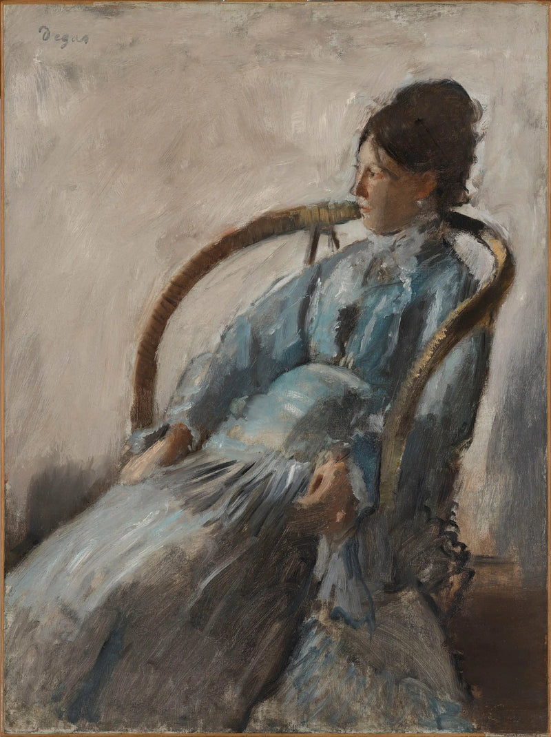 Madame de Nittis - Edgar Degas