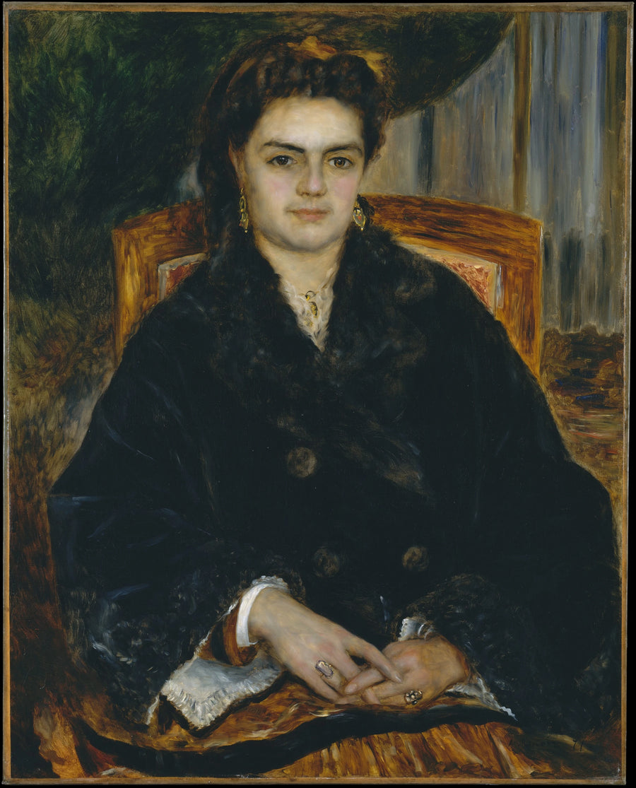 Mevrouw Édouard Bernier (Marie-Octavie-Stéphanie Laurens, 1838-1920) - Pierre-Auguste Renoir