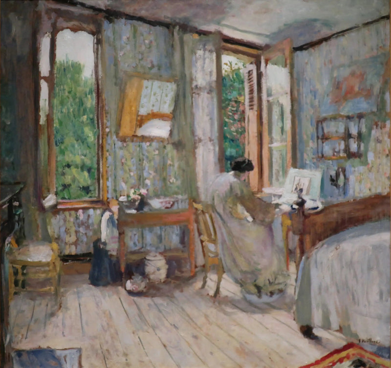 Madame Hessel in haar kamer in La Terrasse - Édouard Vuillard