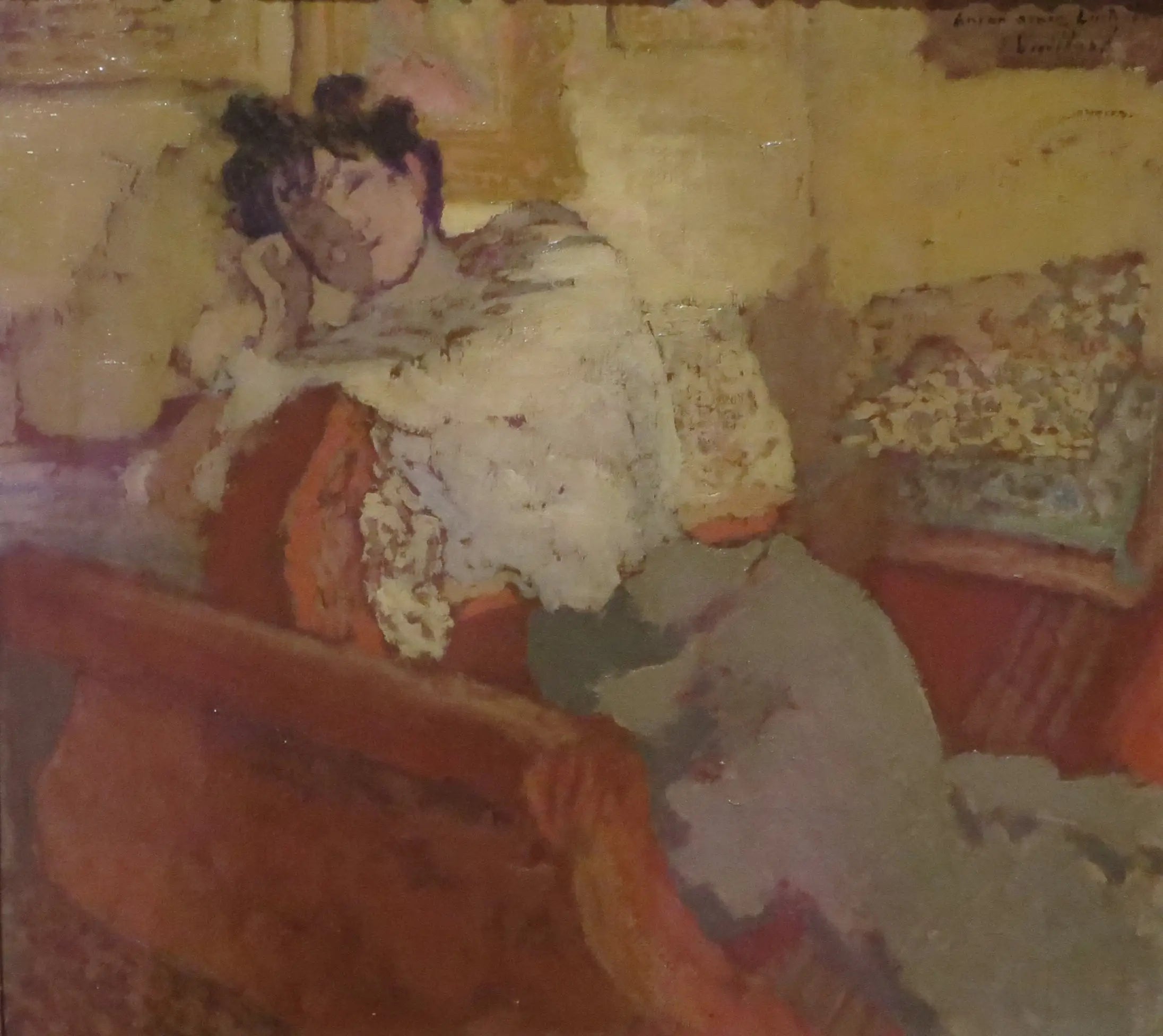 Madame Hessel dans son boudoir - Édouard Vuillard image 1 reproduction réalisée par Alpha Reproduction
