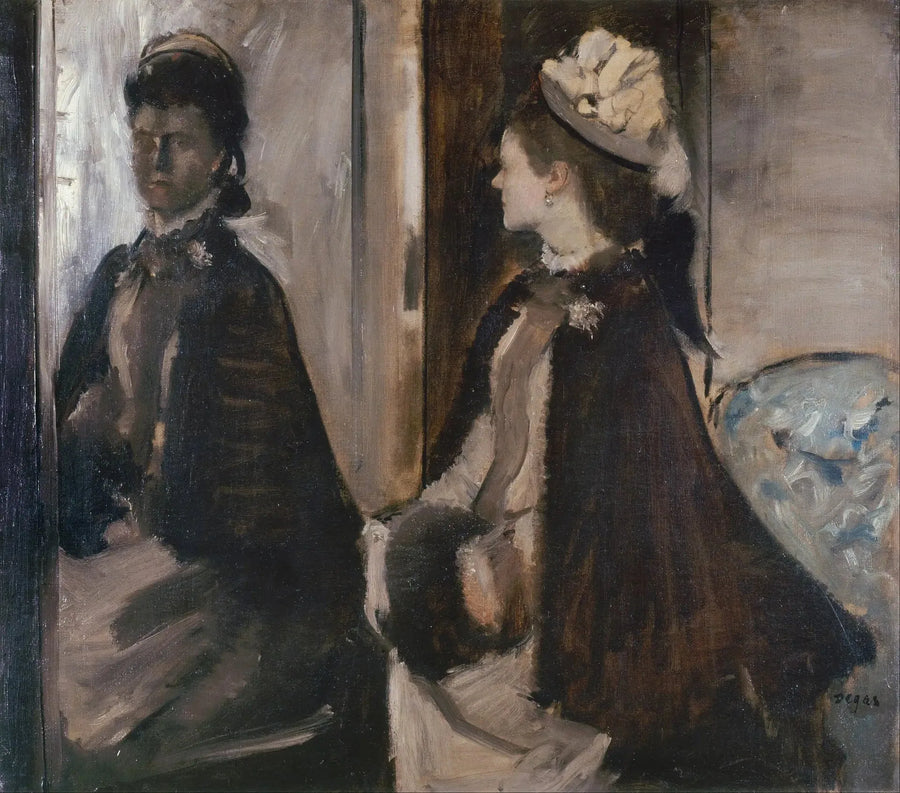 Mevrouw Jeantaud voor de spiegel - Edgar Degas