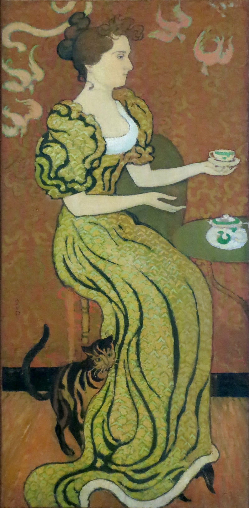 Mevrouw Ranson met kat - Maurice Denis