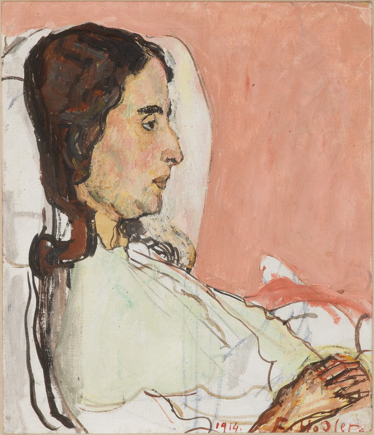 Mevrouw Valentine Godé-Darel ziek - Ferdinand Hodler
