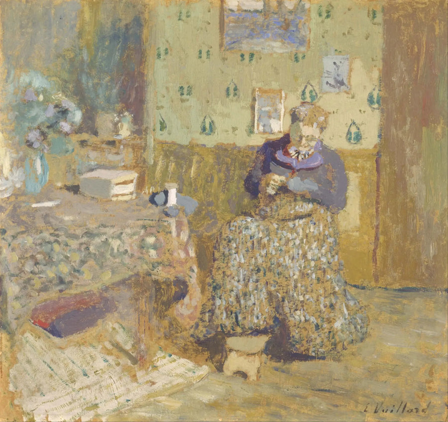 Madame Vuillard Couture - Édouard Vuillard
