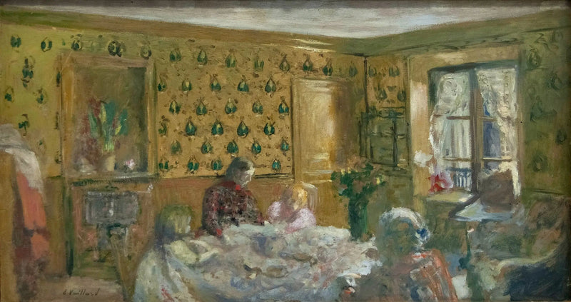 Madame Vuillard en de kinderen Roussel - Édouard Vuillard