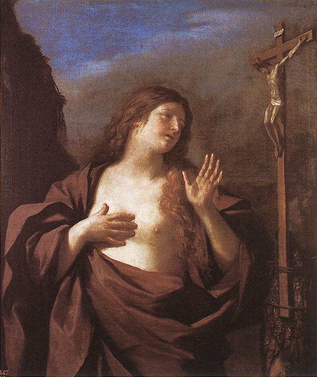 Madeleine die berouwt - Guercino
