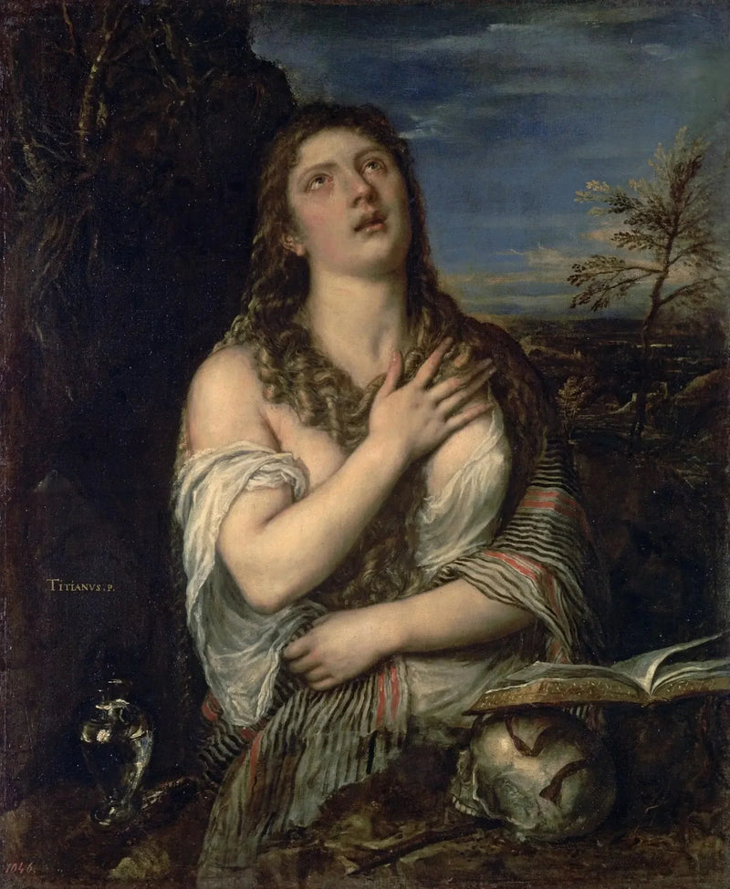 Madeleine boetvaardig - Titian