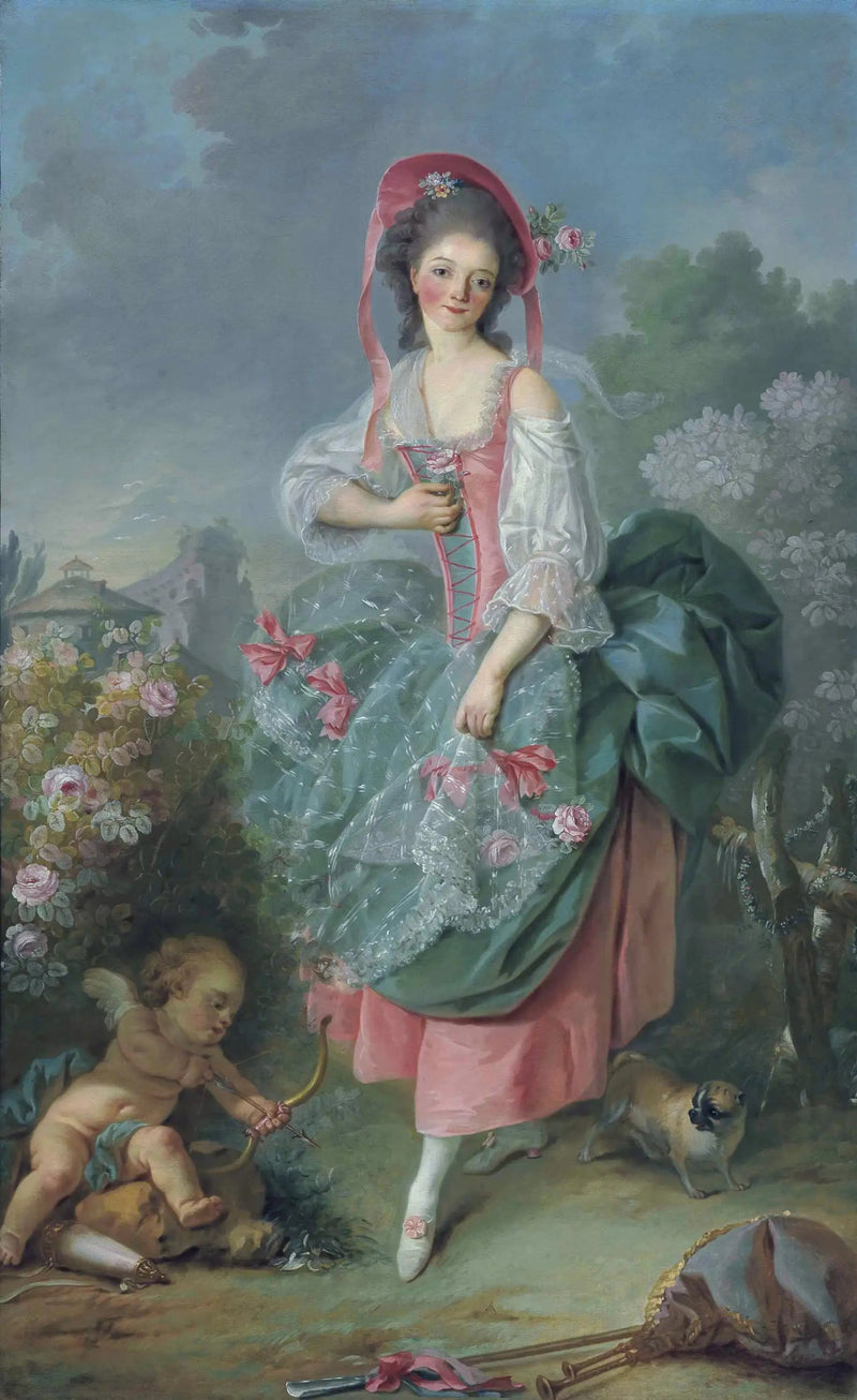 Mevrouw Guimard als Terpsichore - Jacques-Louis David