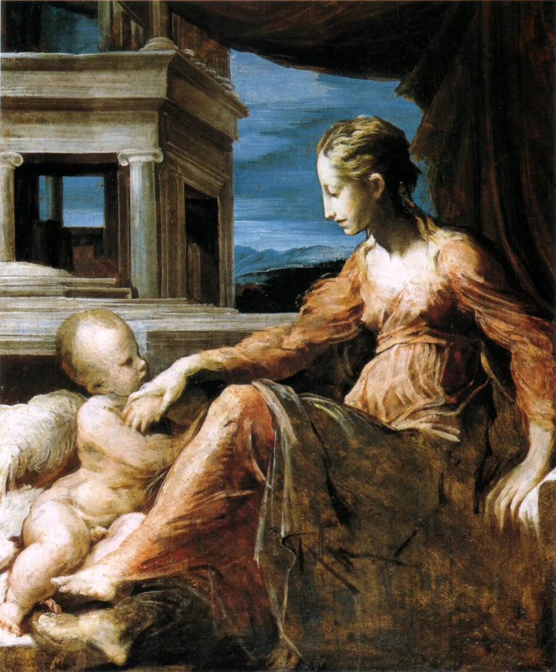 Madonna met kind - Parmigianino