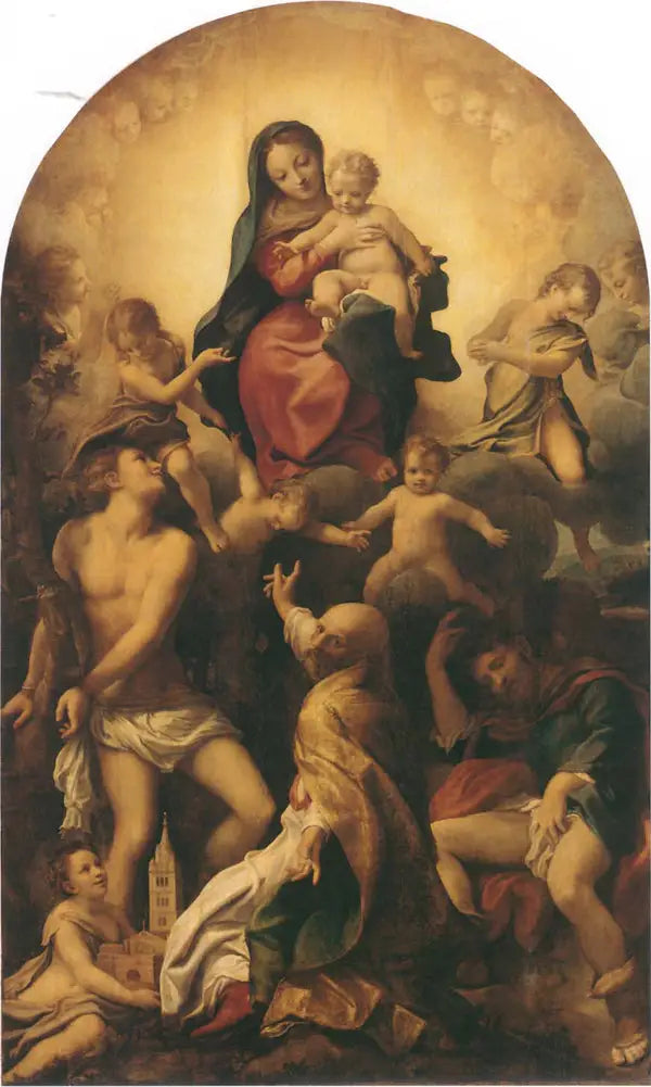Madonna van San Sebastiano - Antonio da Correggio