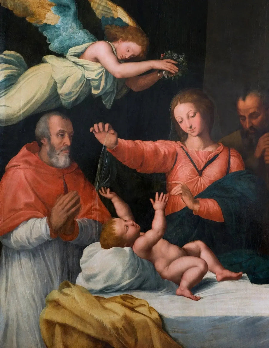 "Madonna del Velo" met kardinaal Paolo Emilio Sfondrati. - Guido Reni