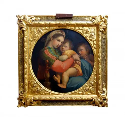 Madonna della Sedia (naar een origineel Italiaans uit de 16e eeuw) - Raphaël Sanzio