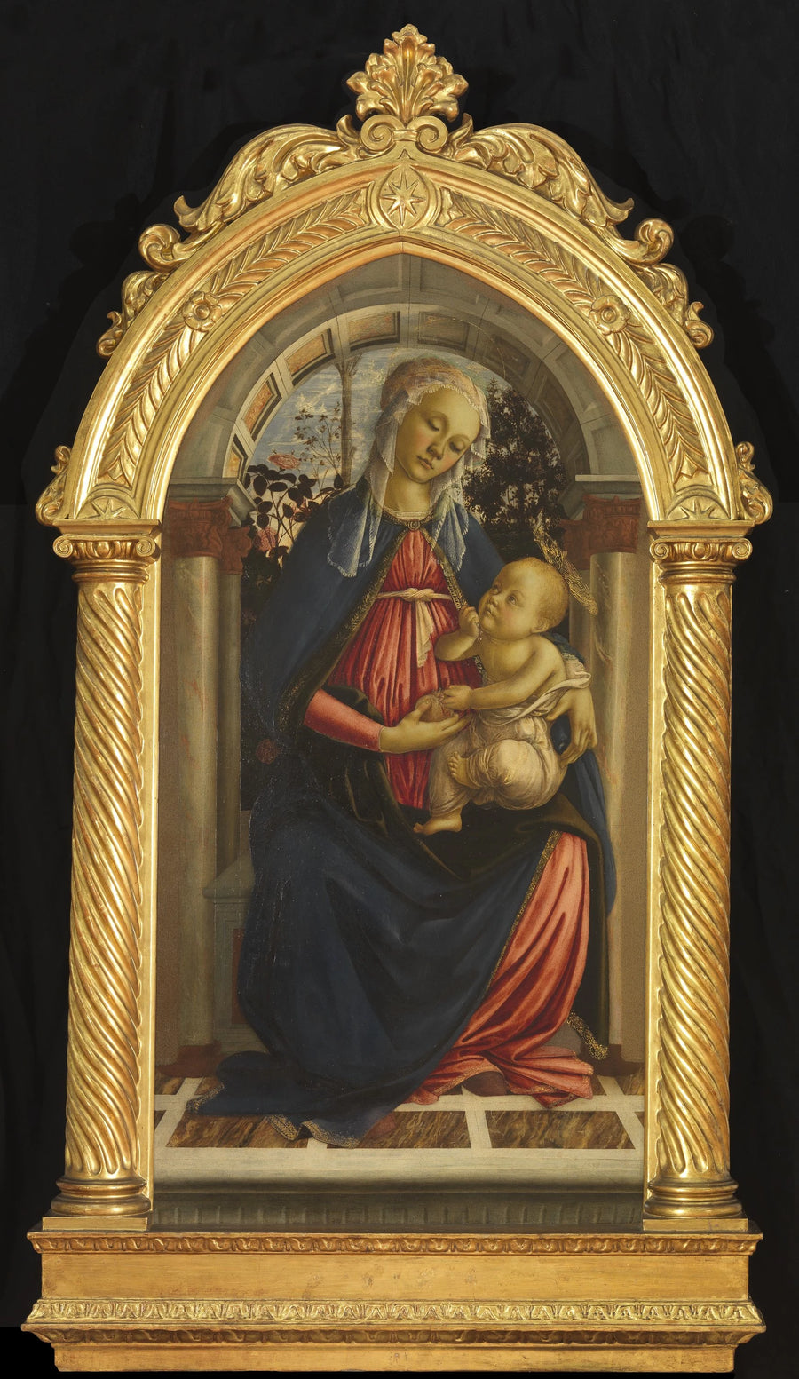 De Maagd in de Rozenhof - Sandro Botticelli