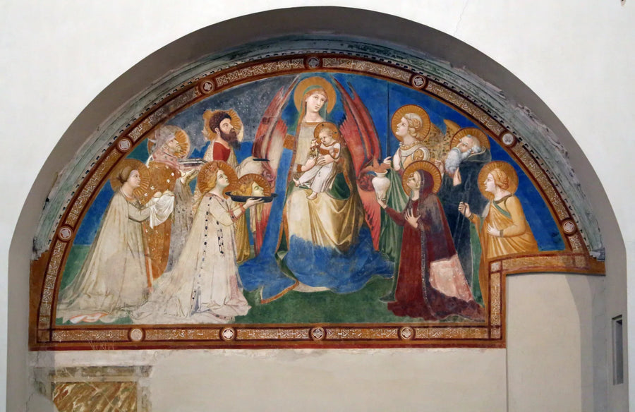 Maestà van Sant'Agostino - Ambrogio Lorenzetti