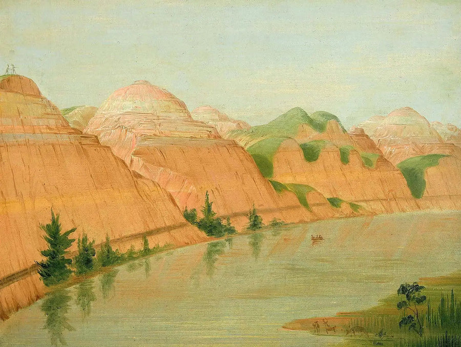 Prachtige klei-kliffen, 1800 mijl boven Saint-Louis - George Catlin

Source:
Magnifiques falaises d'argile, à 1800 milles au-dessus de Saint-Louis - George Catlin