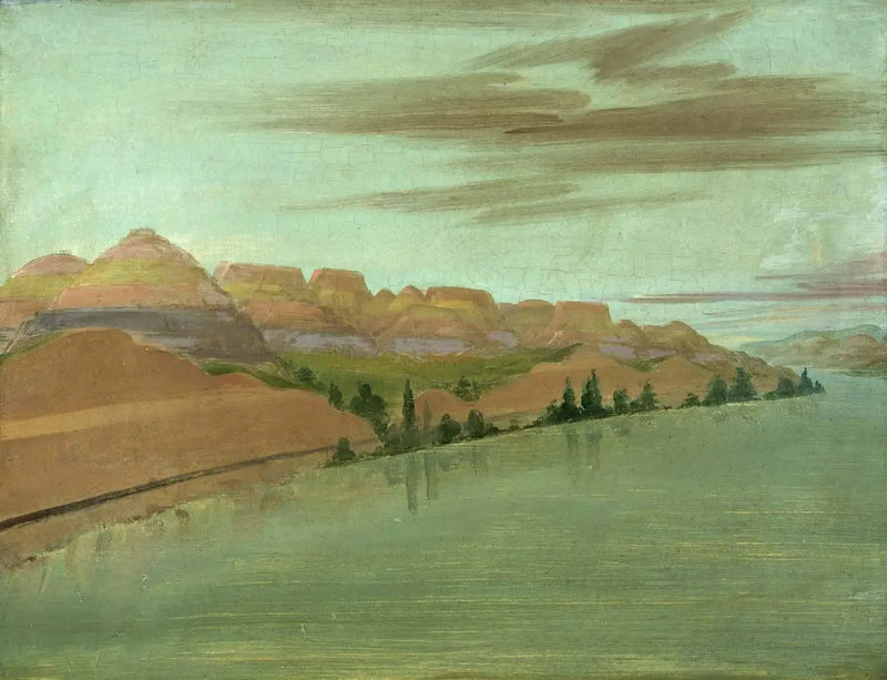 Prachtige klei kliffen, 1900 mijl boven Saint-Louis - George Catlin

Source:
Magnifiques falaises d'argile, à 1900 milles au-dessus de Saint-Louis - George Catlin