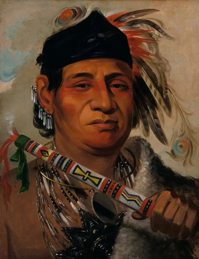 Mah-kée-mee-teuv, Grizzly Beer, stamhoofd - George Catlin

Source:
Mah-kée-mee-teuv, Grizzly Bear, chef de la tribu - George Catlin