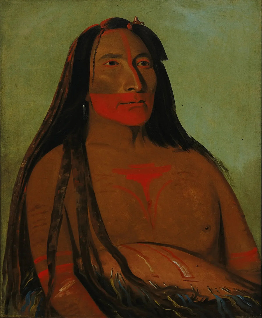 Máh-to-tóh-pa, Quatre Ours, Deuxième Chef en Deuil - George Catlin

Source:
Máh-to-tóh-pa, Quatre Ours, Deuxième Chef en Deuil - George Catlin
