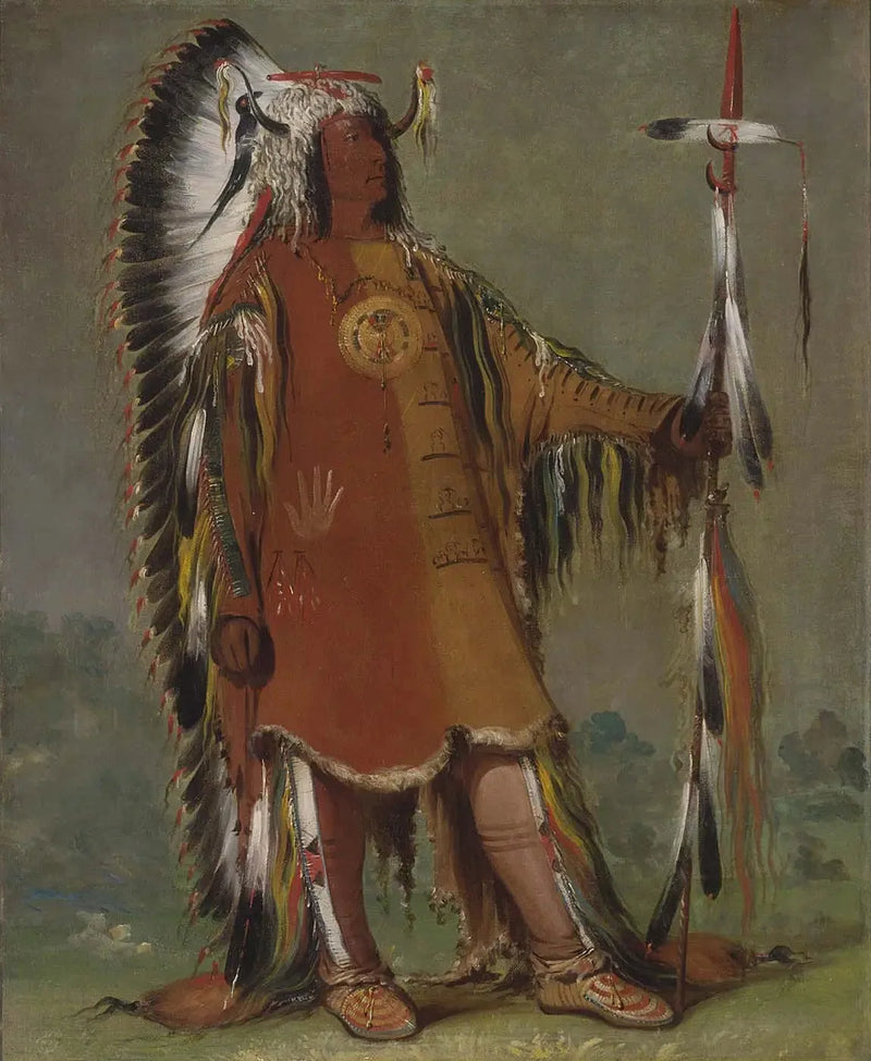 Máh-to-tóh-pa, Quatre Ours, Deuxième Chef, in volle uitrusting - George Catlin

Source:
Máh-to-tóh-pa, Quatre Ours, Deuxième Chef, en grande tenue - George Catlin