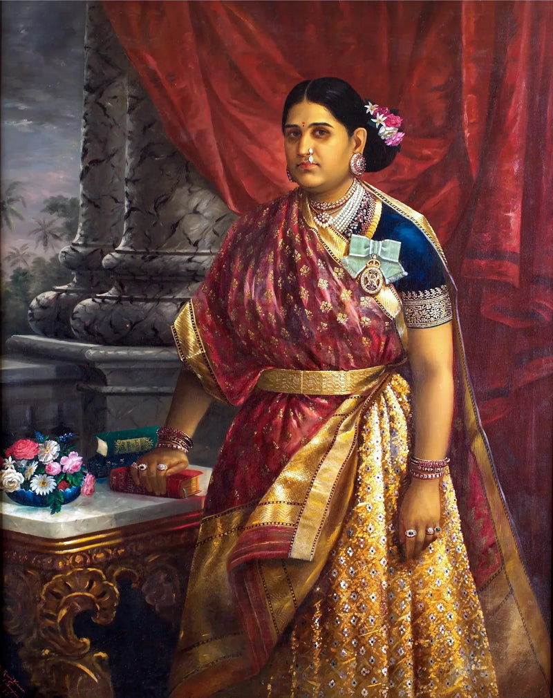 Maharani Lakshmi Bayi - Ravi Varmâ

Source:
Maharani Lakshmi Bayi - Ravi Varmâ