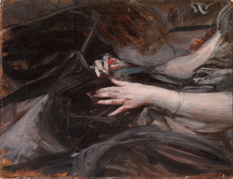 Naainaden van een vrouw - Giovanni Boldini