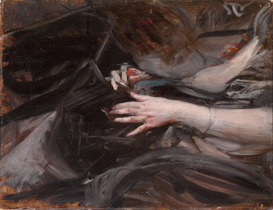 Naainaden van een vrouw - Giovanni Boldini