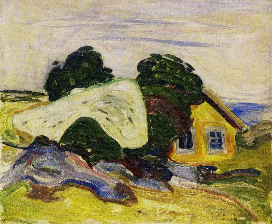 huis in Åsgårdstrand - Edvard Munch